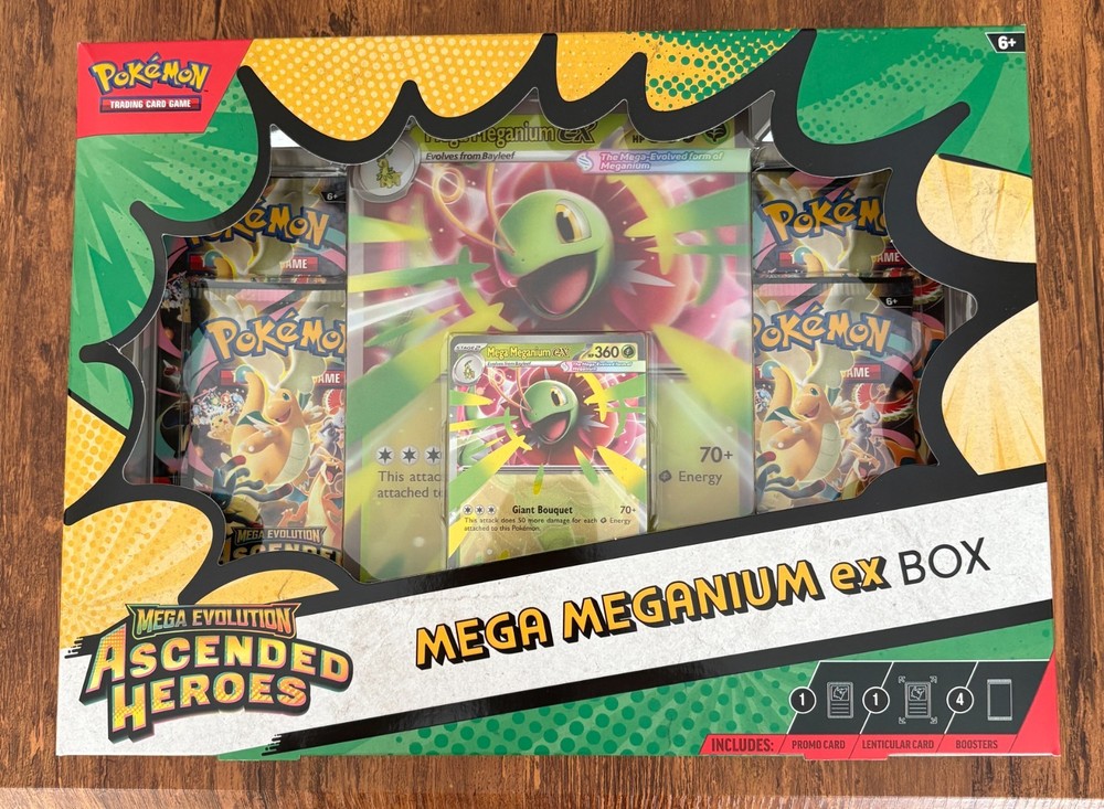 Pokemon TCG - Mega Evolution Ascended Heroes Mega Meganium EX Box