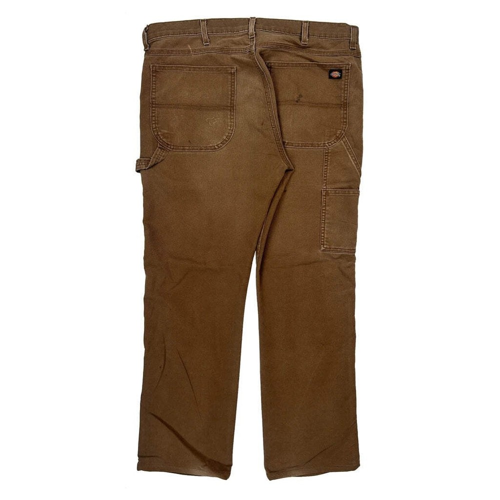 Dickies Double Knee Carpenter Pants - 36W 30L Brown Cotton