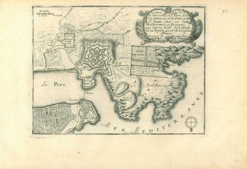 City map of Marseille