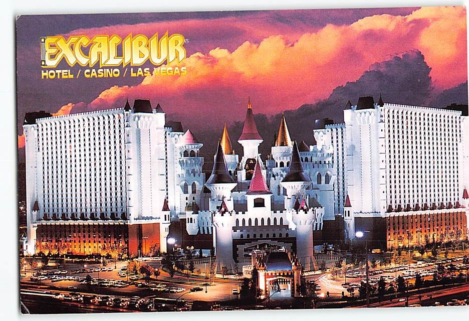 Postcard Excalibur Hotel Casino Las Vegas Nevada USA