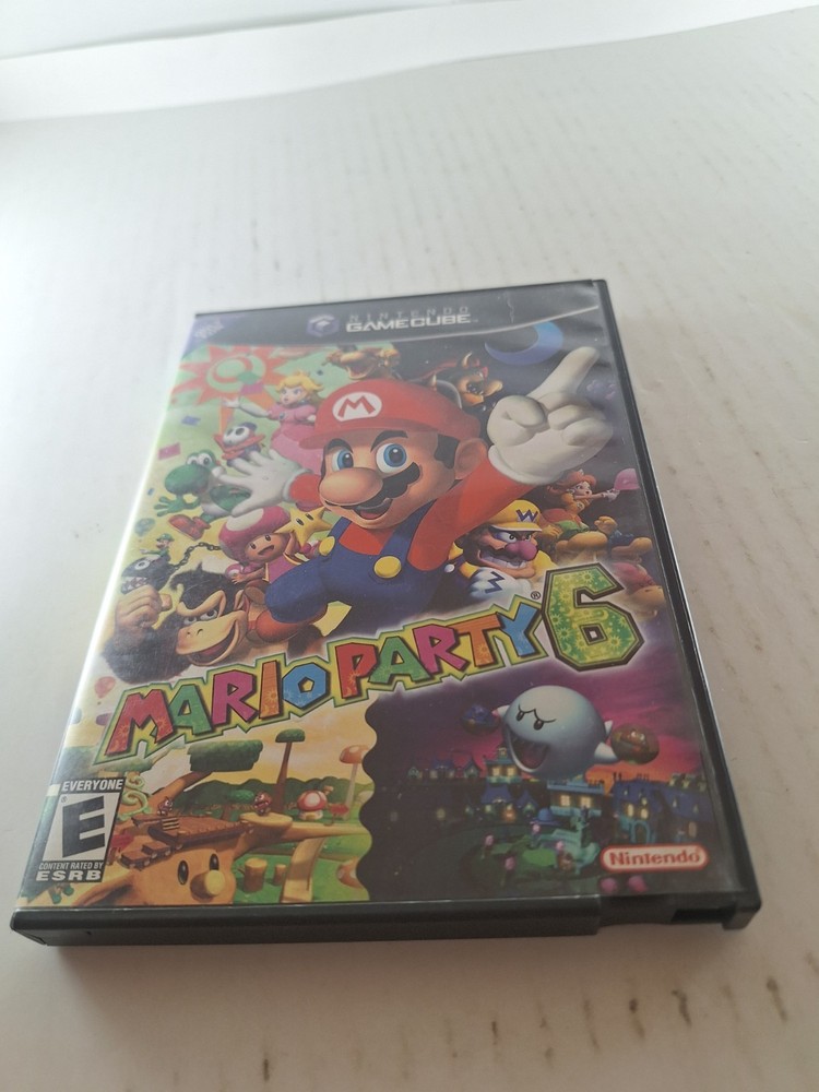 Mario Party 6 (Nintendo GameCube, 2004)-Fully CIB-Tested-Great condition