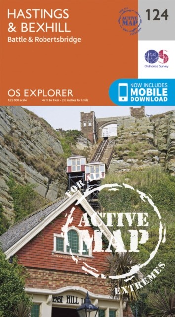 Hastings  Bexhill Map  Weatherproof  Battle  Robertsbridge   by Ordnance Survey