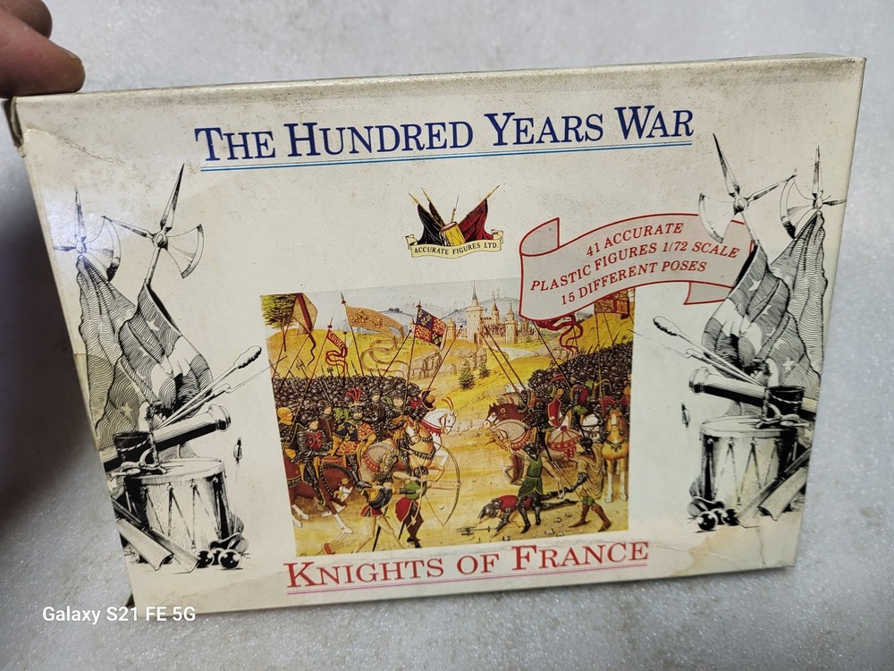 Accurate Figures The Hundred Years War Knights of France 1/72 #7207-image