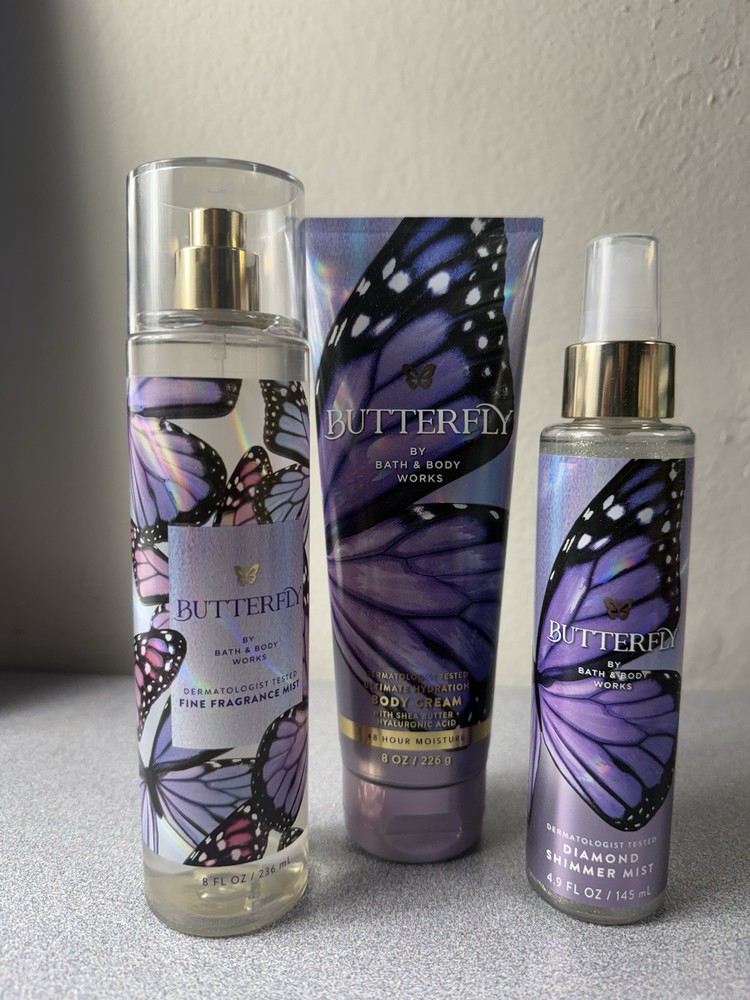 Bath And Body Works Butterfly 3 Set