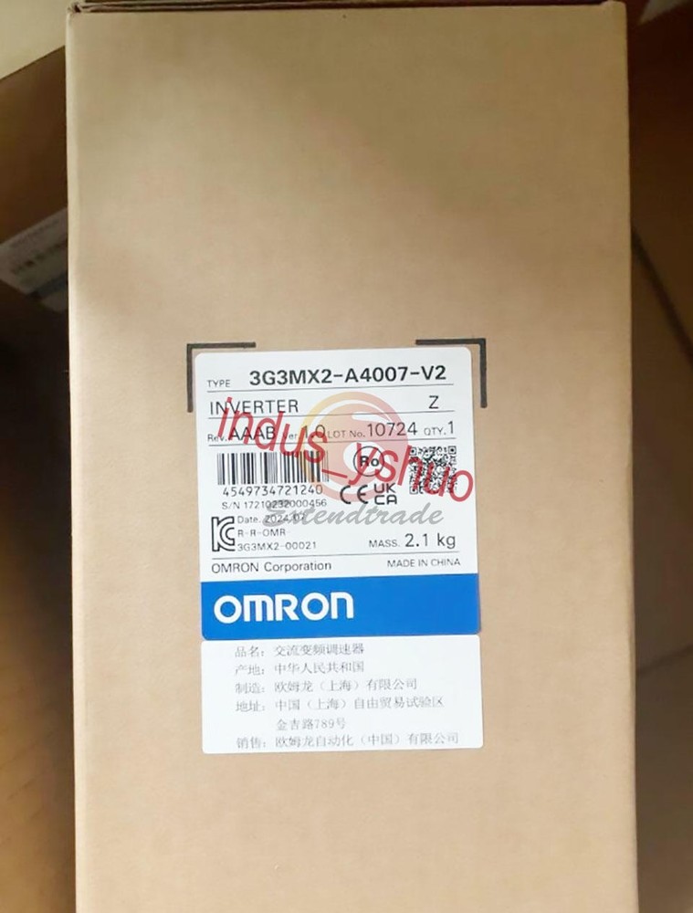 1Pc New Omron Inverter 3G3Mx2-A4007-V2