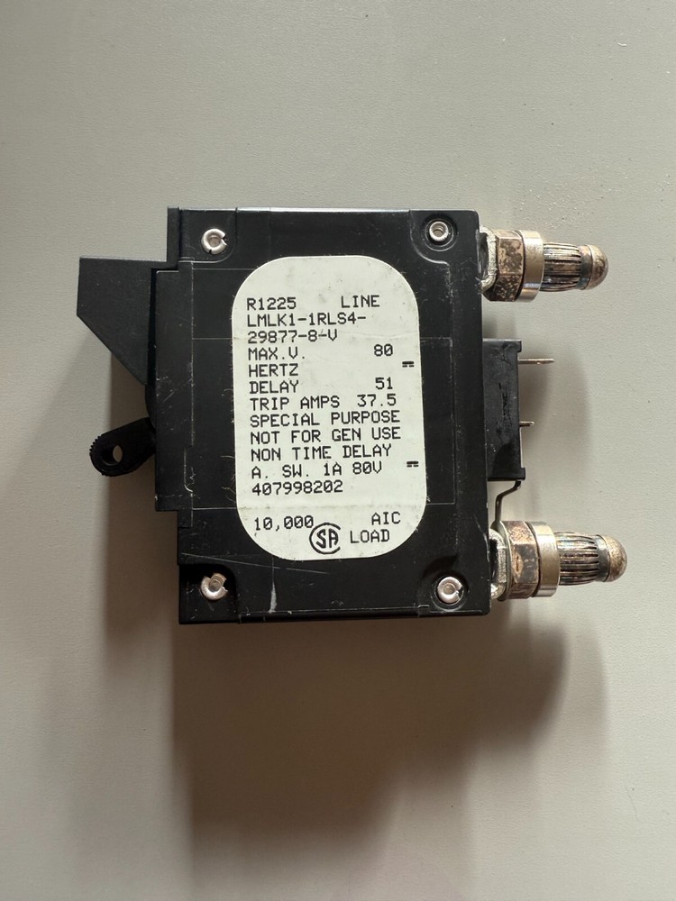 AIRPAX LMLK1-1RLS4-29877-8-V 30amp Circuit Breaker 407998202