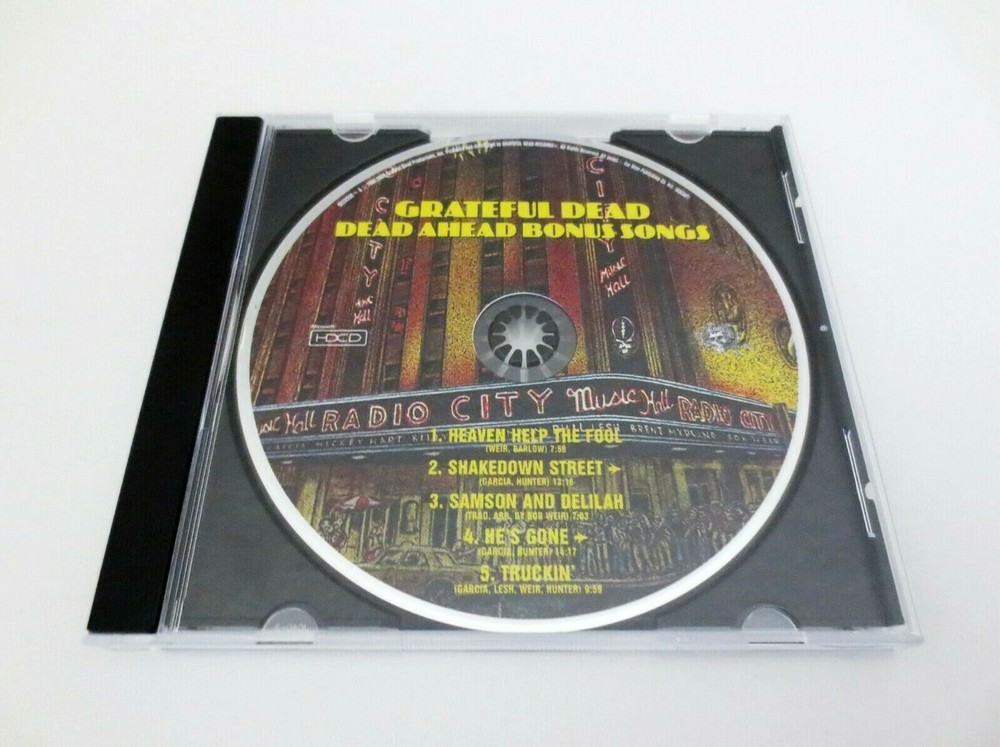 Grateful Dead Dead Ahead Bonus Disc 1980 Radio City New York CD