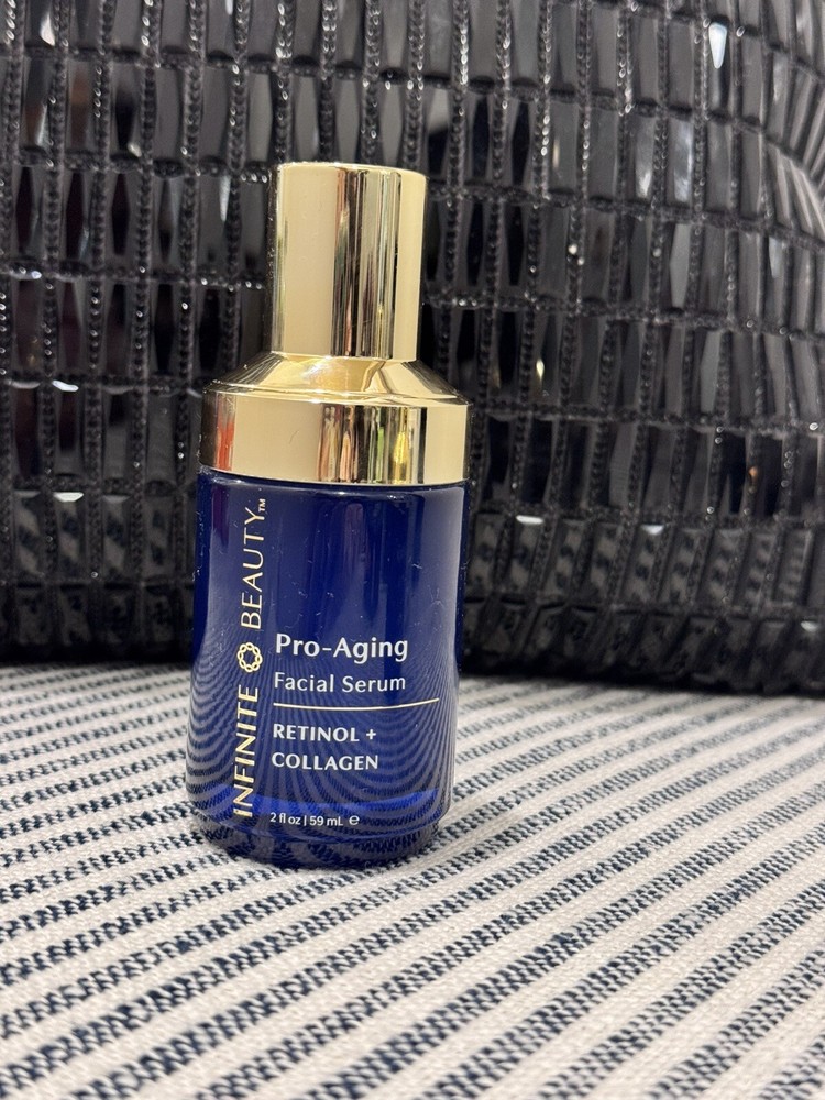 INFINITE BEAUTY Pro-Aging Facial Serum 2 fl.oz Retinol + Collagen New