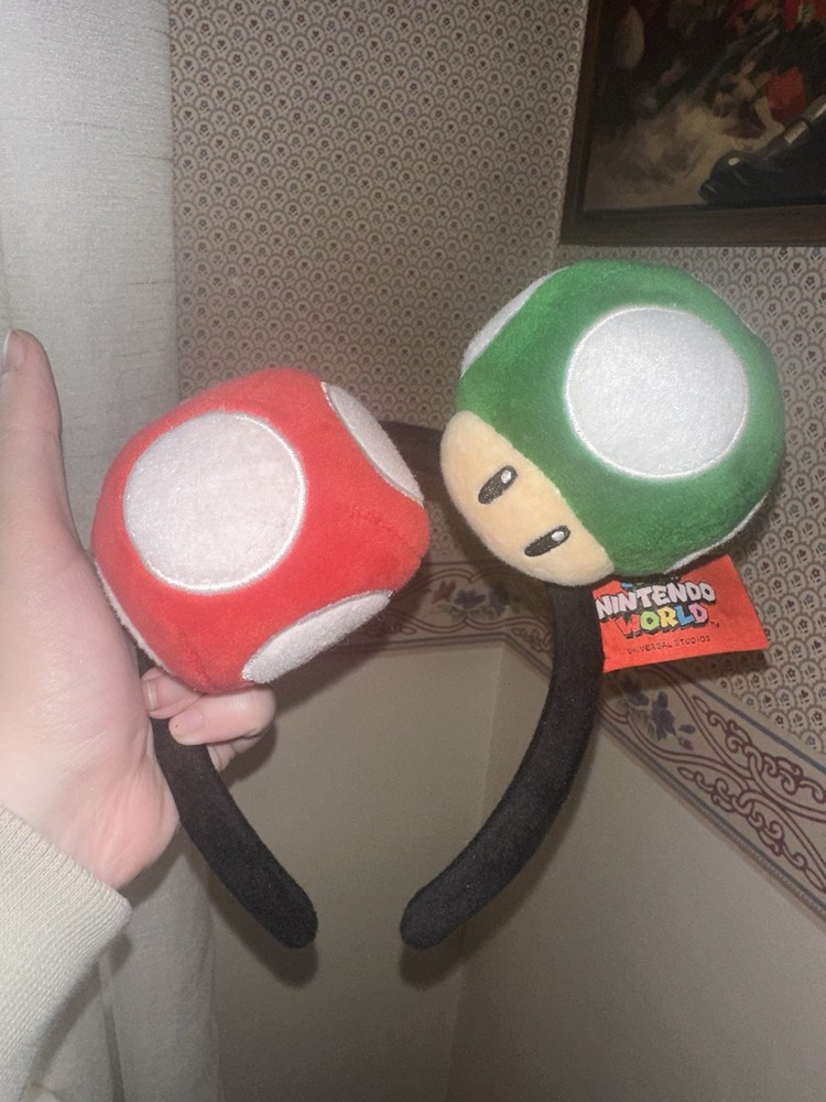 Universal Studios Orlando Super Nintendo World Mario Mushroom Ears Headband