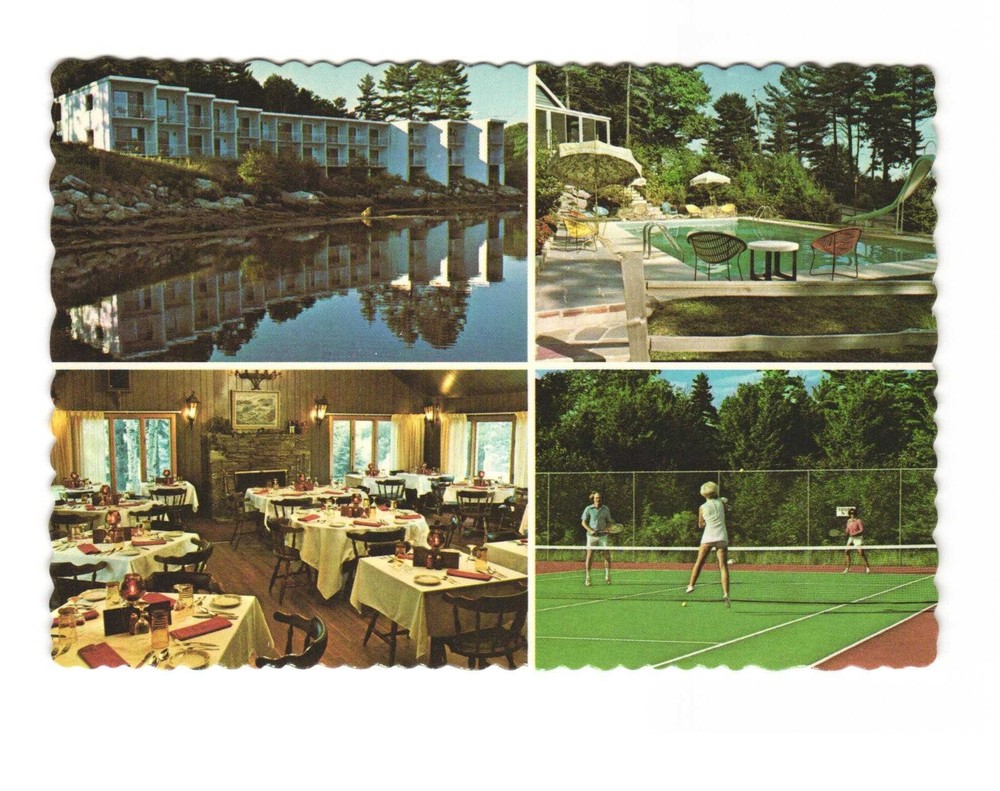 Ocean Gate Motor INN Southport ME Vintage postcard unposted