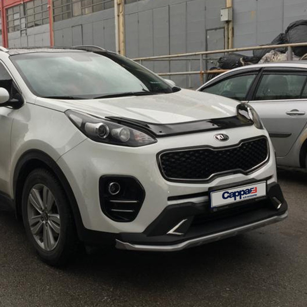 FOR Kia Sportage Front Hood Protection Spoiler 2016 To 2019 Front Bug Shield