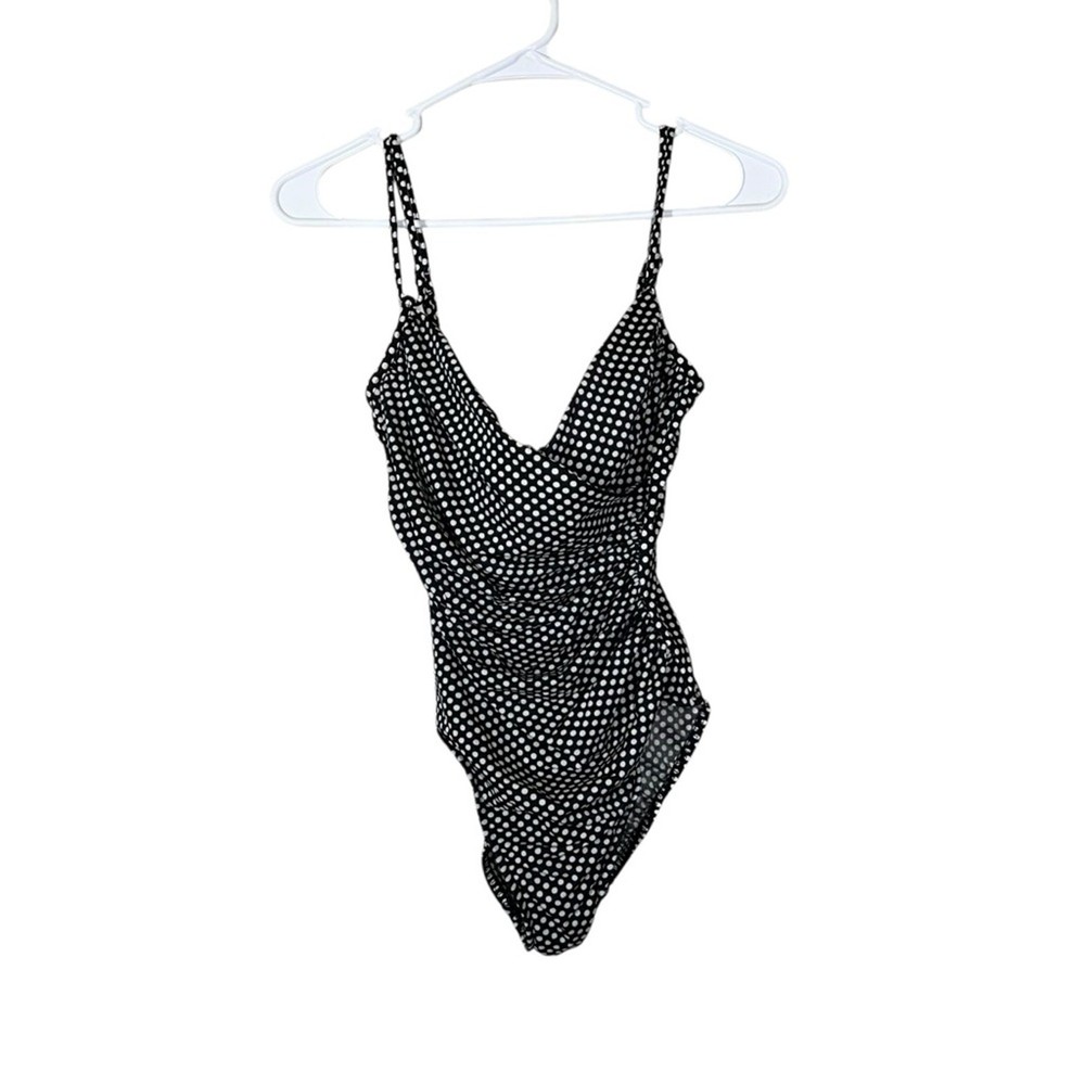 Magicsuit by Miraclesuit Polka Dot One Piece Swimsuit Size 10