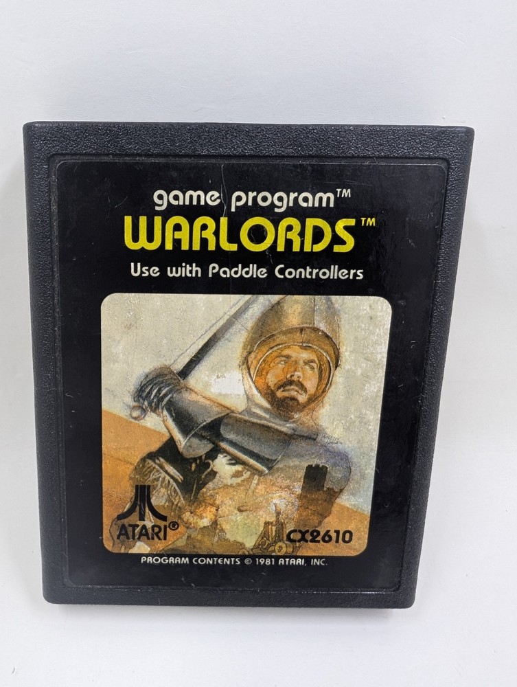 Warlords Atari 2600 Authentic Cartridge CX2610 Tested & Cleaned