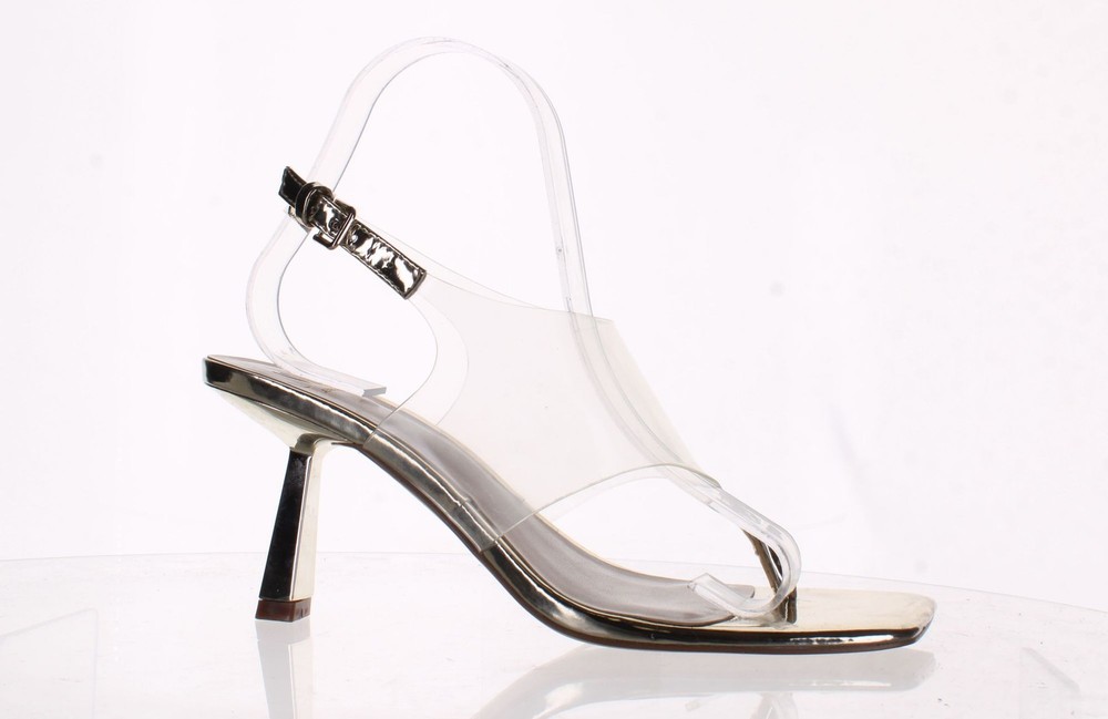 JLO by Jennifer Lopez Womens Vallor Clear Slingbacks Size 7.5 7818068