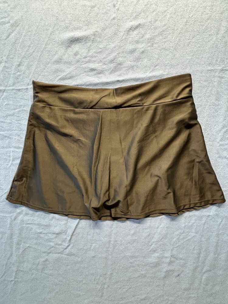 Women’s Black Athletic Skort Skirt Built-In Shorts Size Large Activewear