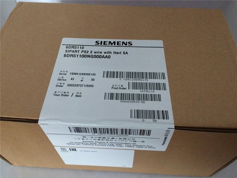 6DR5110-0NG00-0AA0 New Sealed Siemens Valve Positioner 6DR5110-0NG00-0AA0