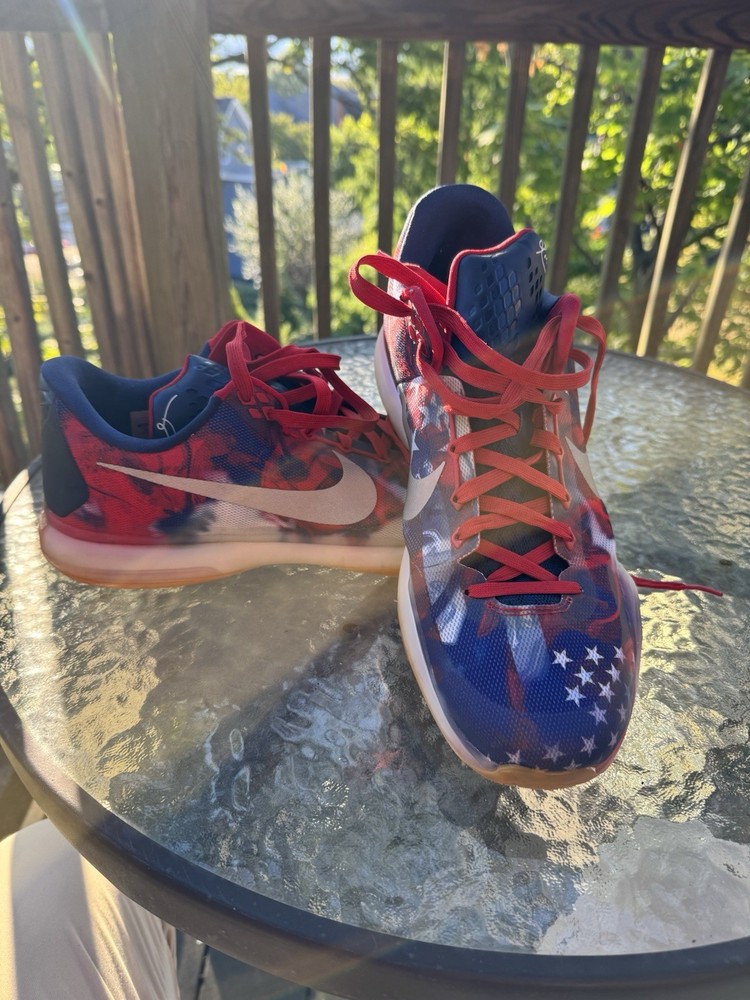 Nike Kobe 10 Low Sneakers Independence Day/July 4th Size 13