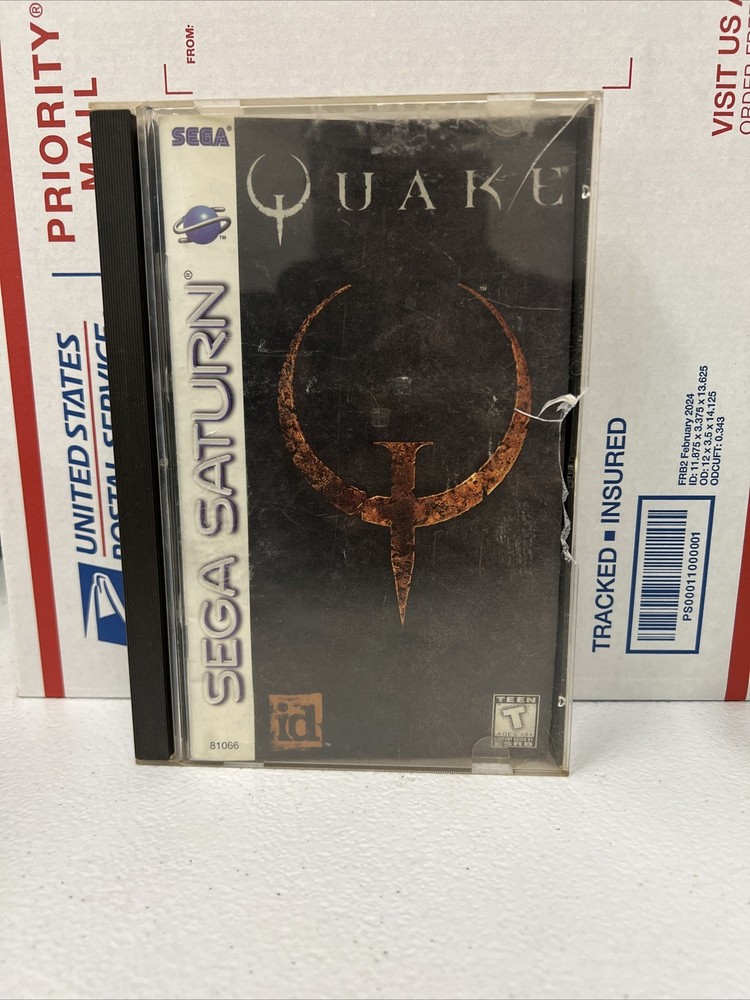 Quake Sega Saturn 1997 CIB Complete Manual