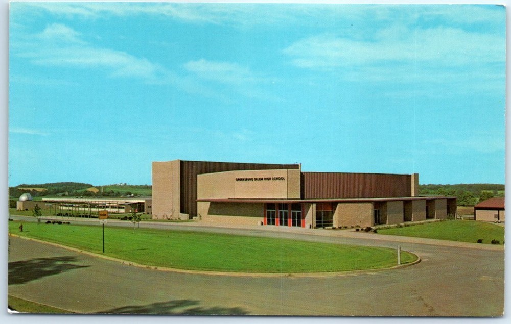 Postcard - Greensburg Salem Senior High School - Greensburg, Pennsylvania