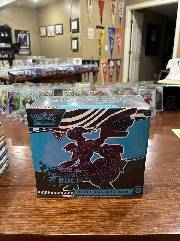 Pokémon TCG Scarlet & Violet Black Bolt ETB ELITE TRAINER BOX Factory Sealed New