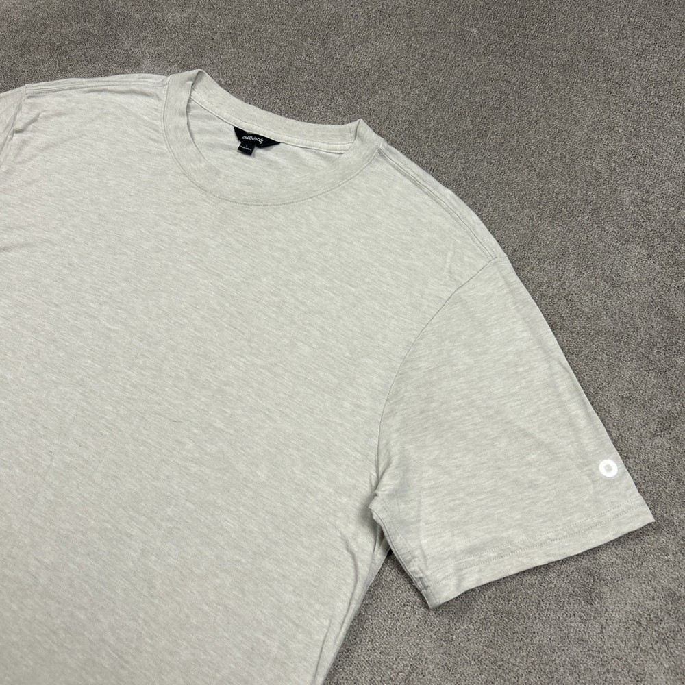 Allbirds Shirt Mens Large Beige TrinoXO Merino Wool Performance Tee Athletic