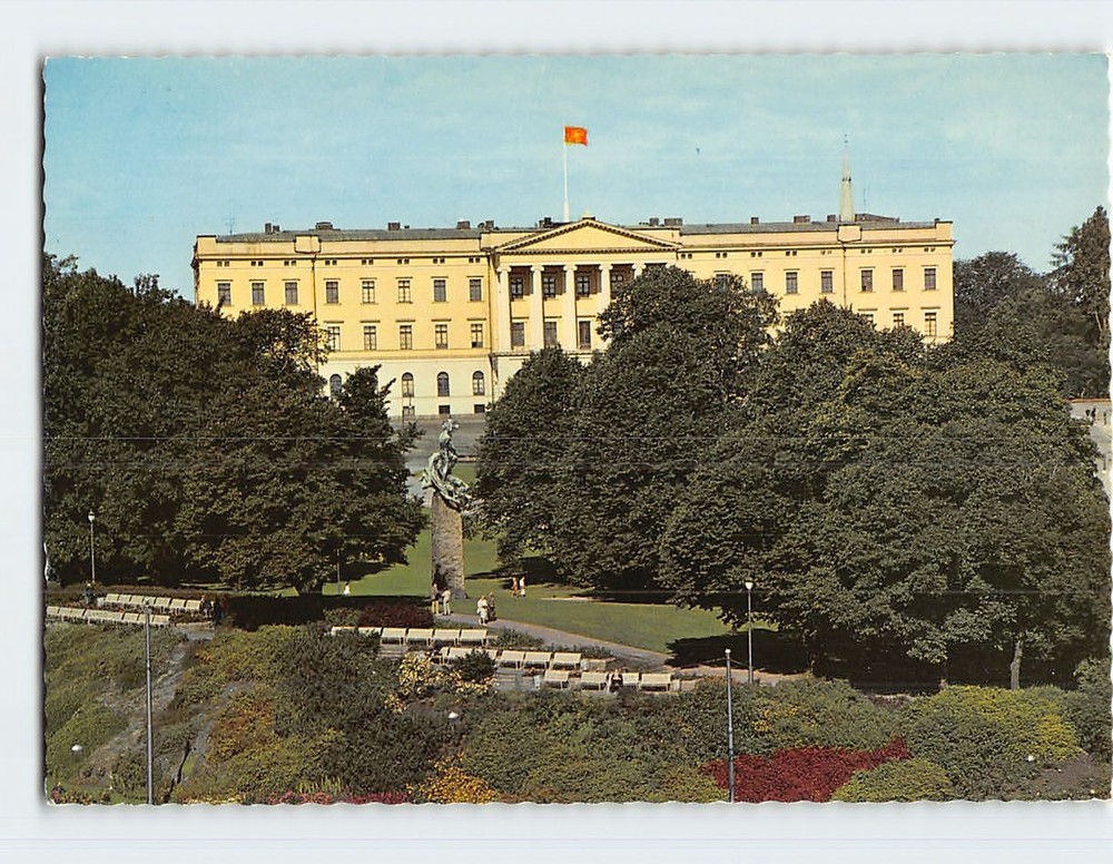 Postcard Royal Palace Oslo Norway