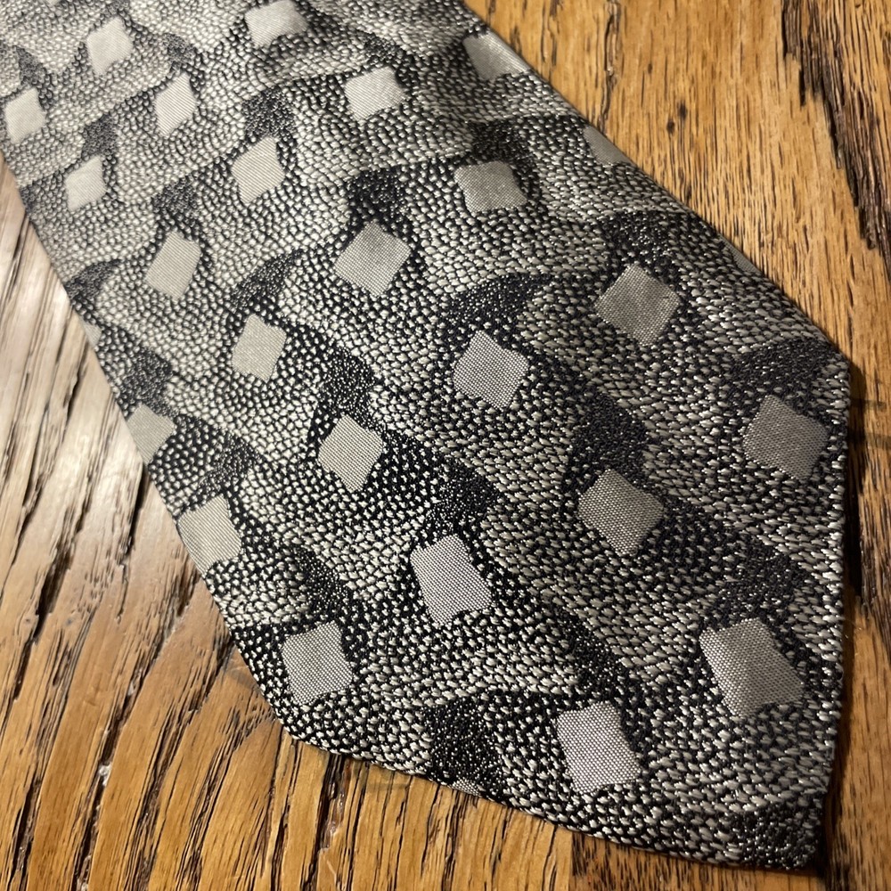 Vintage EUC Salvatore Valeriano Brocade Silk Tie Men’s Necktie Made In Italy