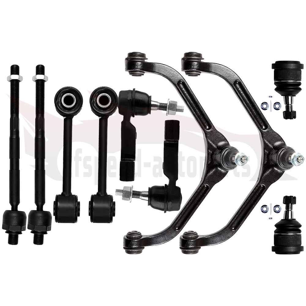 10pcs Front Upper Control Arm Suspension Kit for 2006-2007 Jeep Liberty