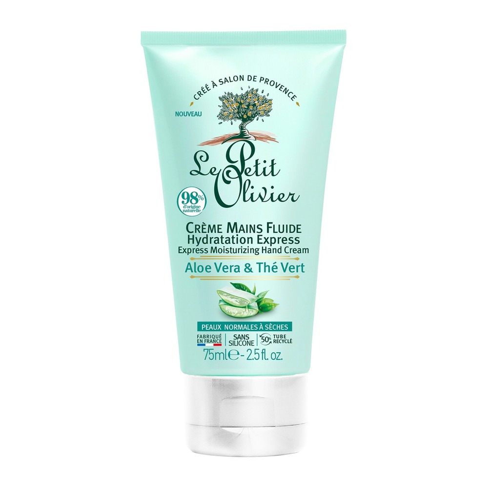 2 Pack Le Petit Olivier Moisturizing Hand Cream with Aloe Vera & Green Tea