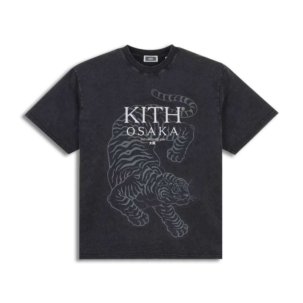 KITH exclusive Osaka Tiger T-Shirt – Size L – Dark Grey