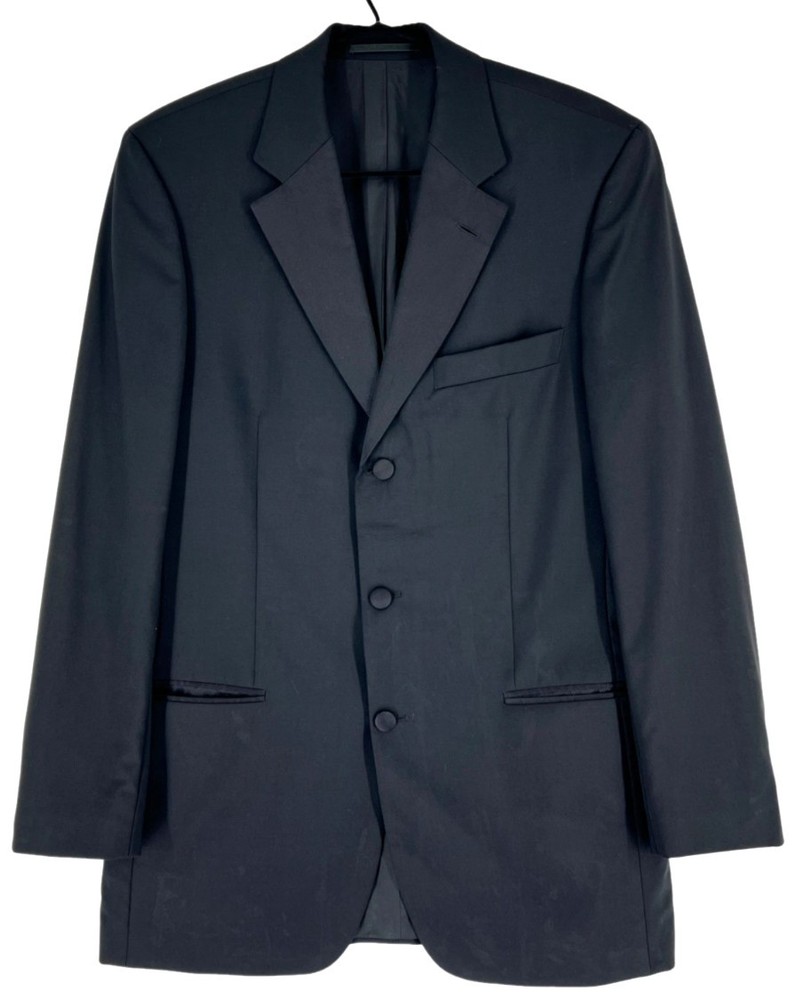 Vintage Hugo Boss Men Baker/Jazz 100% Wool Blazer Jacket Size 48
