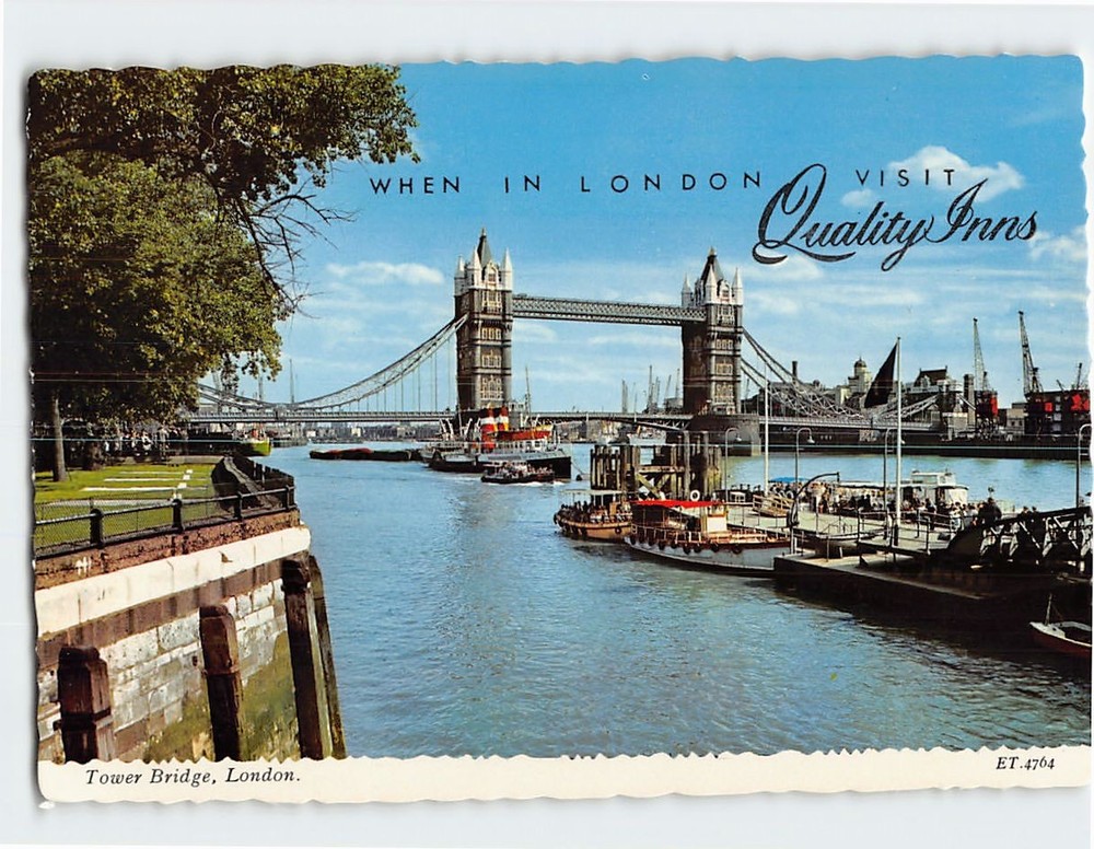 Postcard Tower Bridge London England