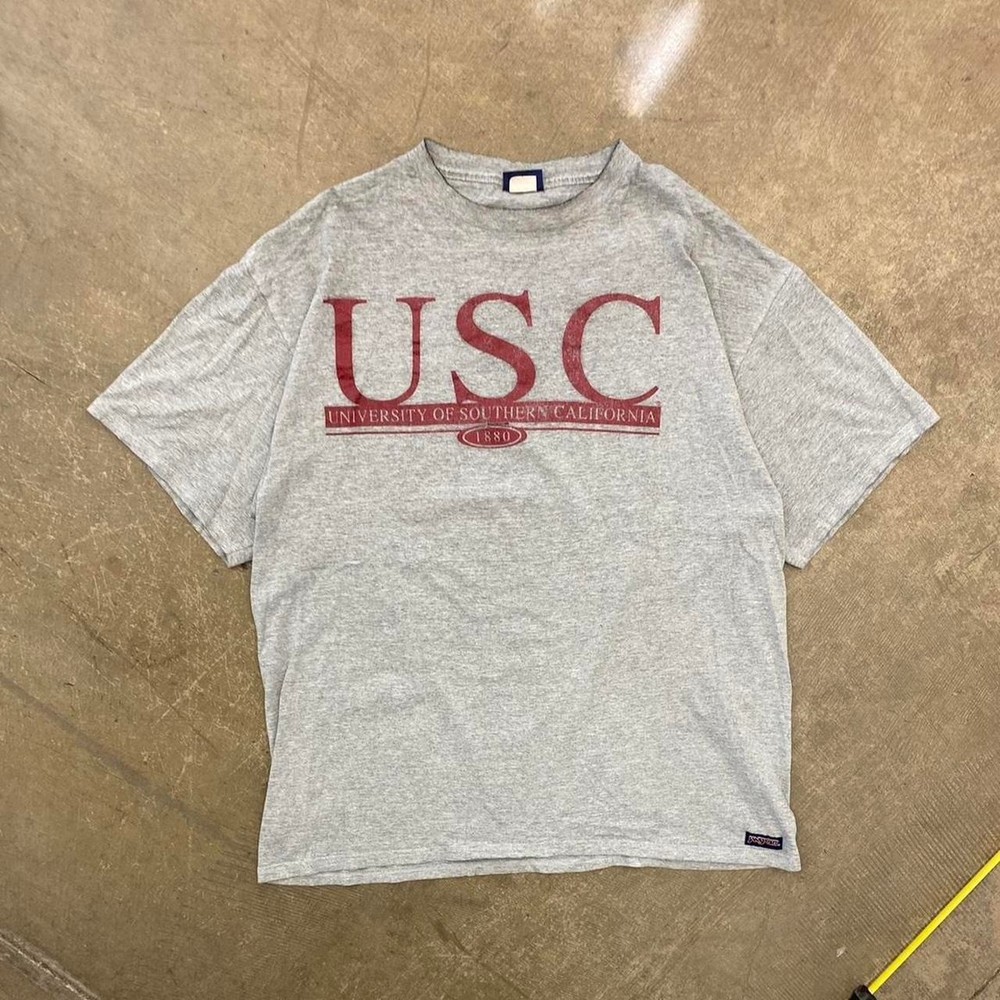 Vintage USC University of Southern California Trojans Jansport College Shirt XL