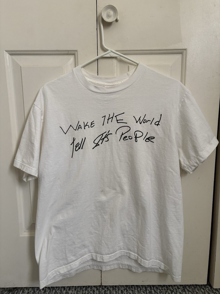 Supreme Buju Banton 'Wake the World' Tee Medium, White