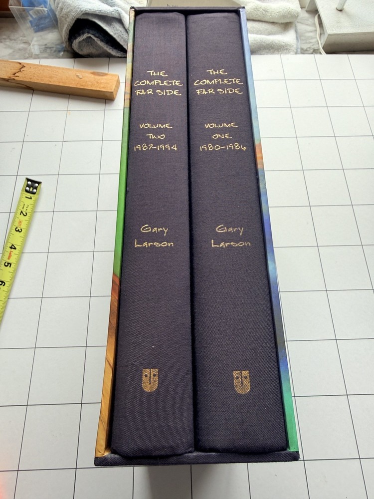 The Complete Far Side Hardcover Volume 1 and 2- 1980-1994 Box Set Gary Larson