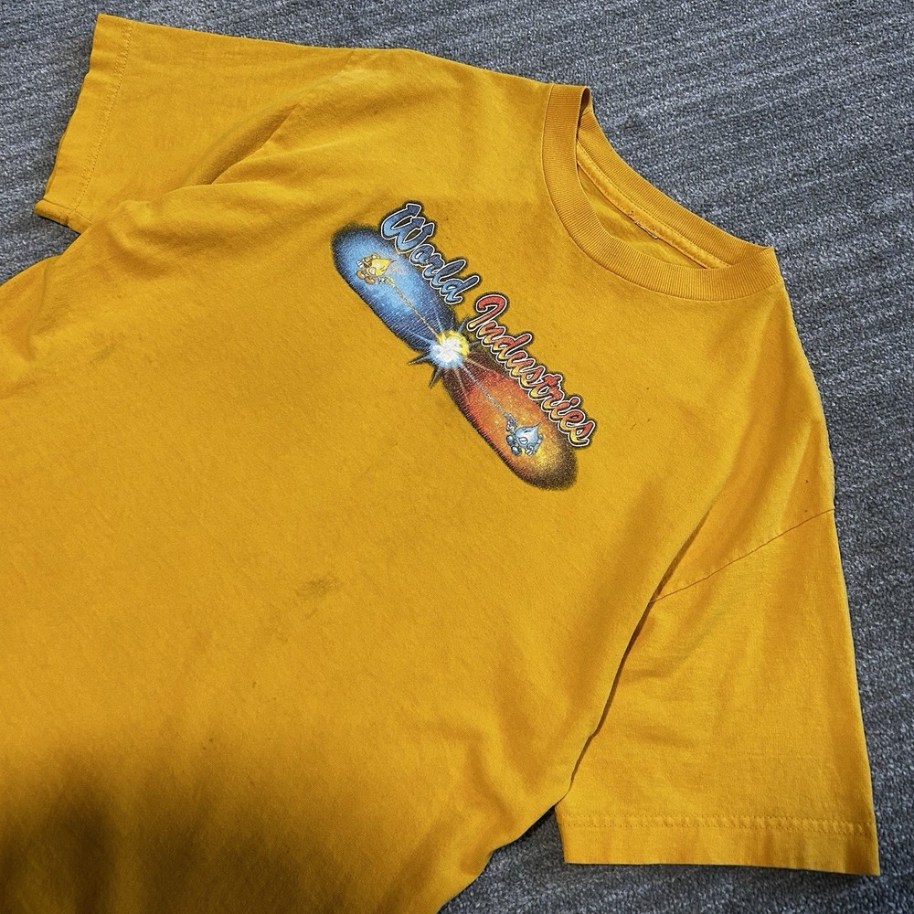 90s World Industries Flame boy Wet Willy Skate Tee - Fits Medium