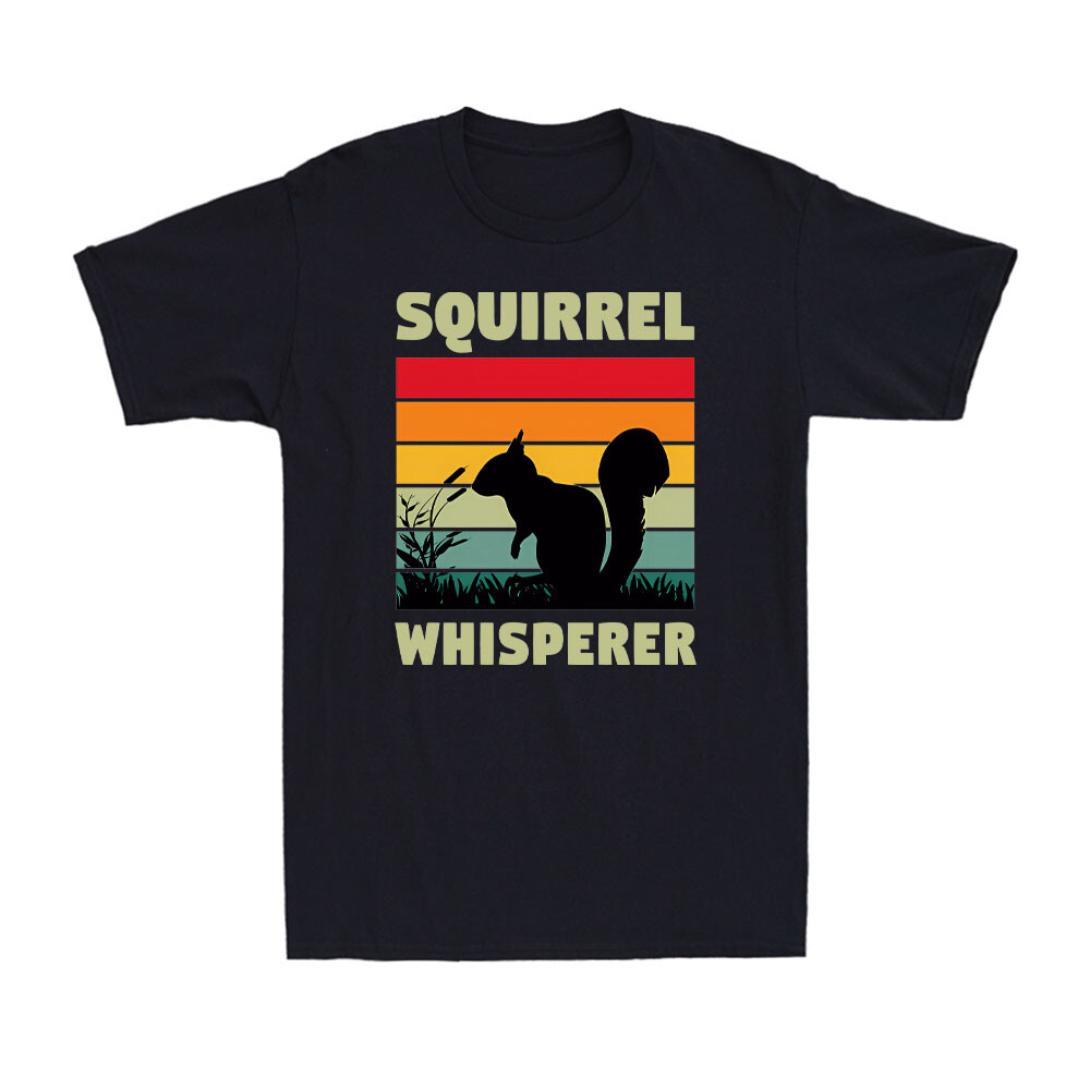 Squirrel Whisperer Funny Squirrel Animal Meme Squirrel Lover Gift Men's T-Shirt