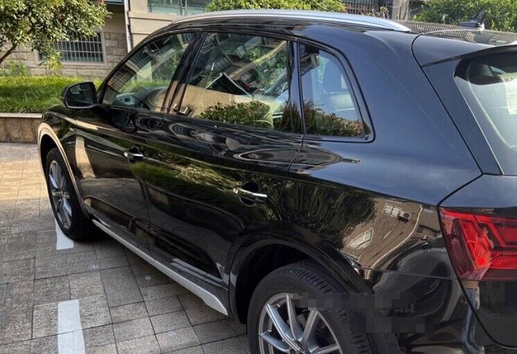 For Audi Q5 SQ5 2020-2024 Black Titanium Windows Sill Molding Strip Trim 10PCS A