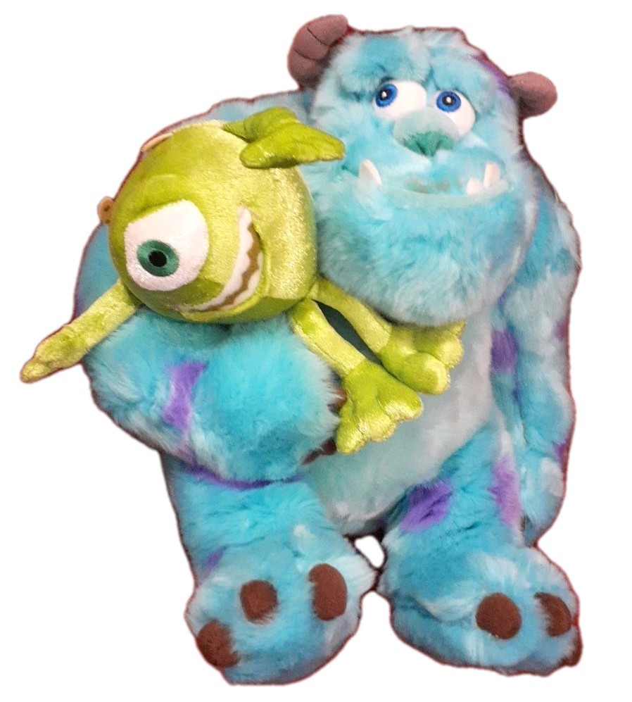 Disney Parks Monsters University Sulley & Mike Wazowski Plush Set