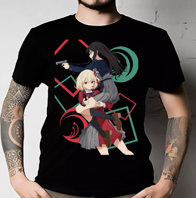 Lycoris Recoil Anime Classic T-Shirt Unisex All Size