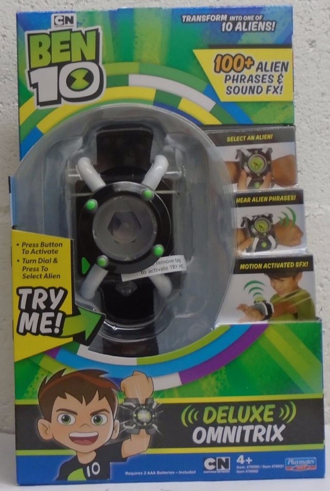 Ben 10 Deluxe Omnitrix 2nd Ed 100+ Alien Phrases Sound FX Electronic Playmates