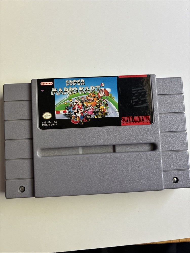 Super Mario Kart (Nintendo SNES, 1992) Cartridge Only Tested