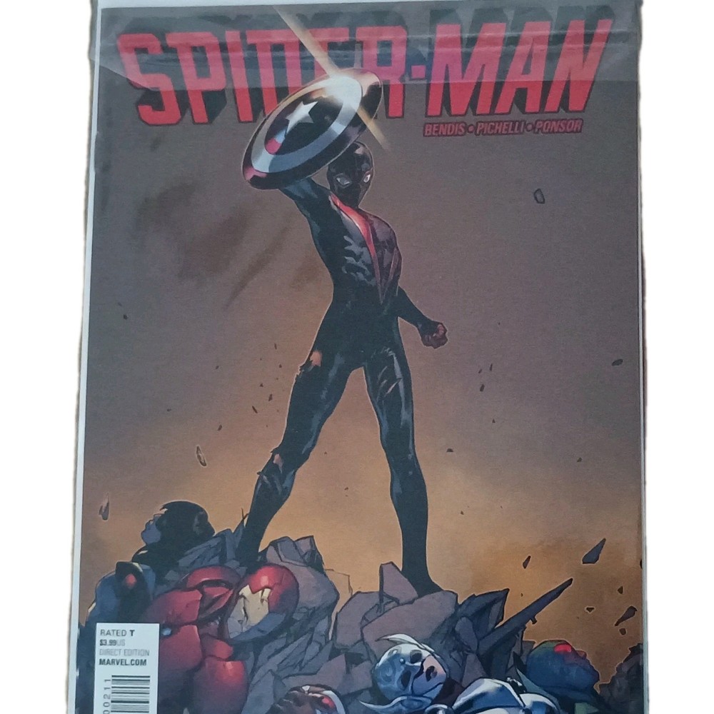 Marvel Spider-Man #2 Comic Book Bendis Pichelli Captain America Iron Man Thor