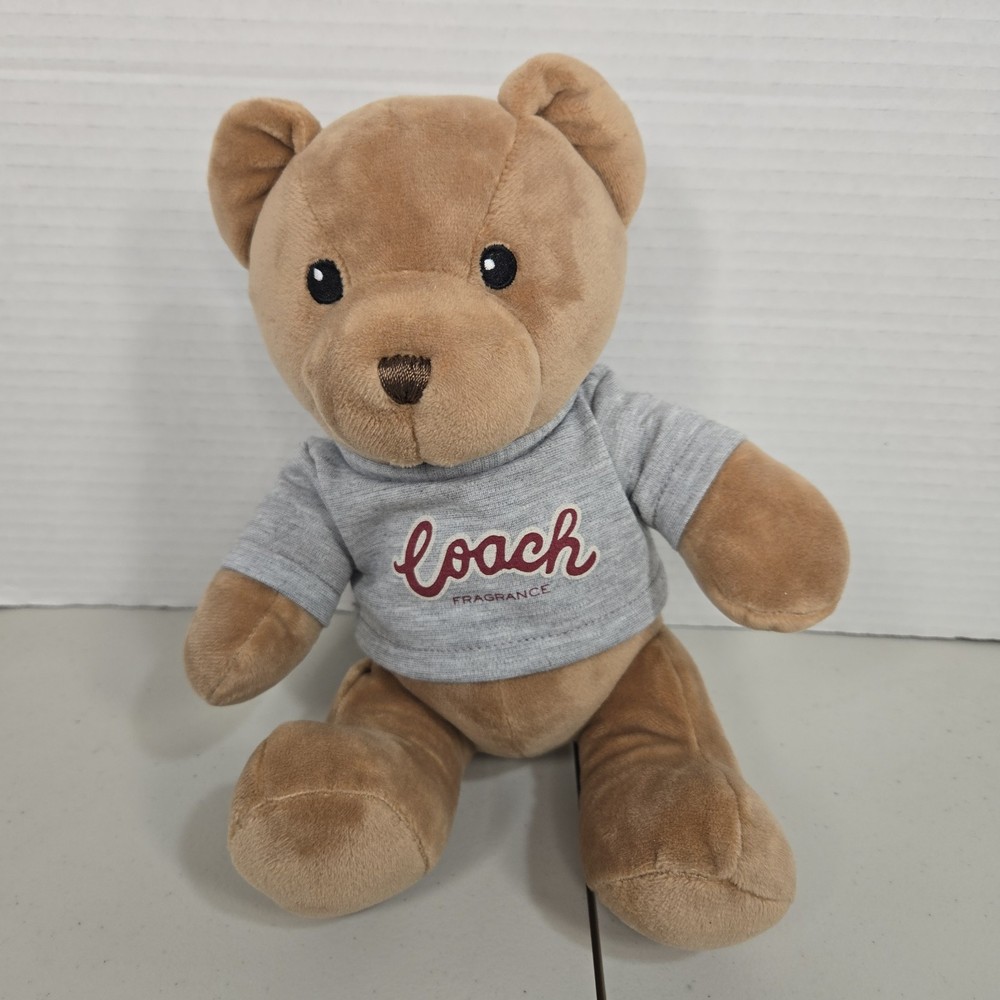 Coach Brand Teddy Bear Plush Stuffed Animal 8