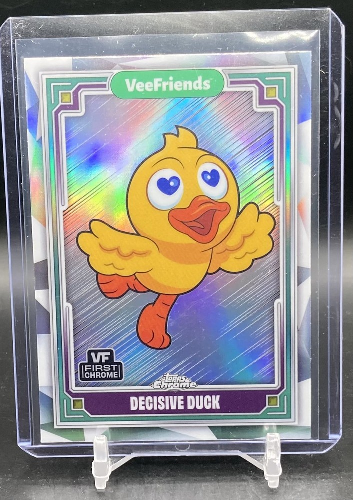 2025 Topps Chrome Veefriends Decisive Duck #14 Refractor