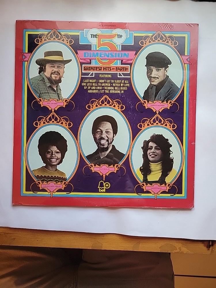The Fifth Dimension- Still Sealed -The Greatest Hits On Earth -Vintage Vinyl !!