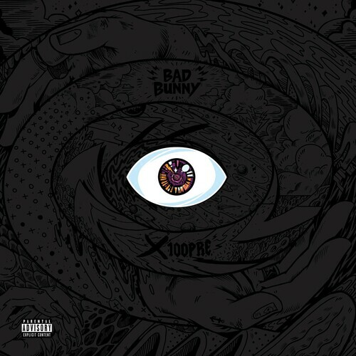 BAD BUNNY X 100PRE 2LP on YELLOW SPLATTER VINYL New SEALED x100pre