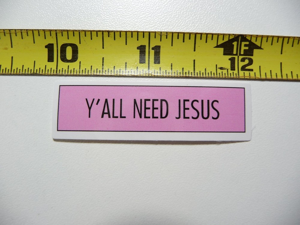 Southern Jesus Decal Sticker - Christian Faith Church Car Laptop Sticker
