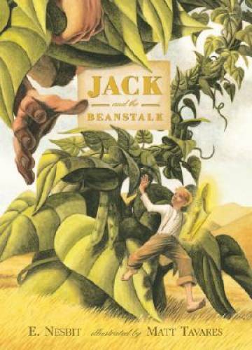 Jack and the Beanstalk Hardcover by E Nesbit - Classic Fairy Tale in Good Condition