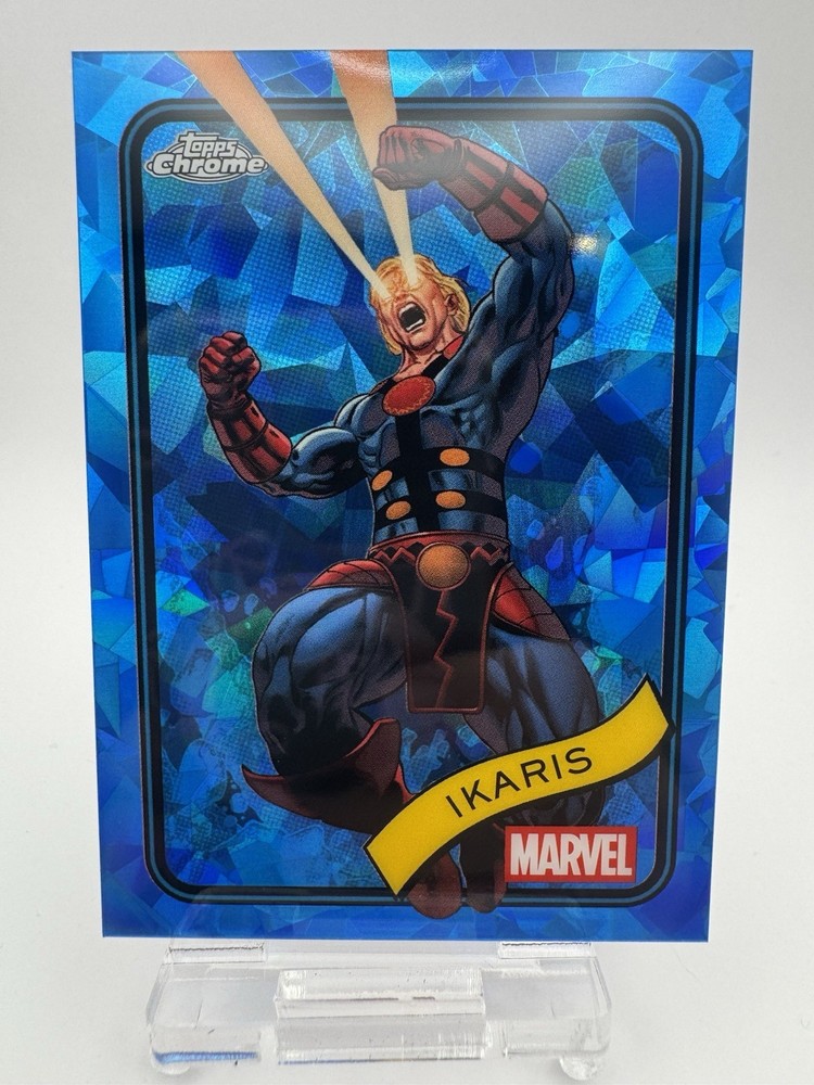2025 Topps Chrome Marvel Sapphire Ikaris #76